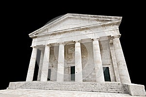 Ancient Greek temple photo