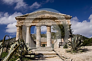 Antiguo Griego templo 