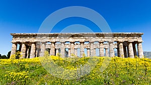 Ancient greek temple of Segesta