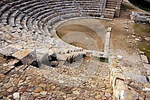 Ancient greek theater ruins, Sicily