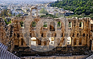Ancient Greek Theatre of Herodes Atticus, Athens, Greece