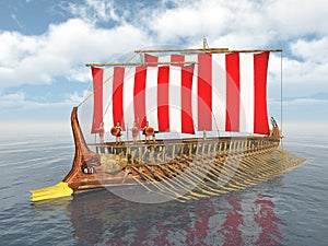 Ancient Greek Warship