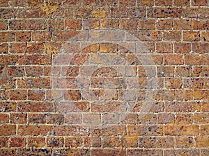 Ancient Gritty Textured Brick Wall photo