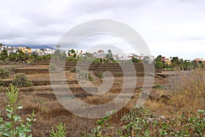 Ancient Guanche Guimar Pyramids in Tenerife Island