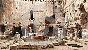 Gumusler ruins and the cave monastery in Gumusler, Nigde photo