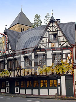 Ancient Half-Timbered House in Germany