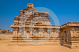 Ancient Hampi temple ruins