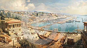 Ancient Harbor: Roman Port Majesty, 100 B.C.