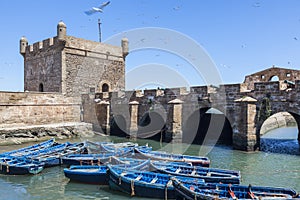 Ancient harbour in Essaouira