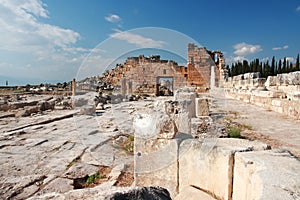 Ancient Hierapolis-Pamukkale. Turkey.