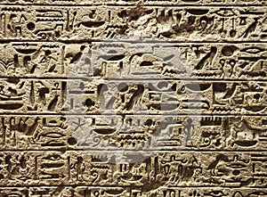 Ancient Hieroglyphic script