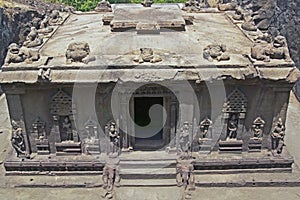 Ancient Hindu Rock Temple