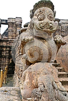 Ancient Hindu Temple at Konark (India)