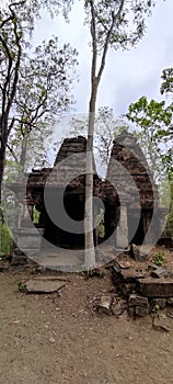 An ancient hindu temple of Lord shiva in the dense jungles of Satpura