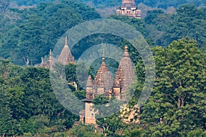 Ancient hinduistic temple in Orchha, India