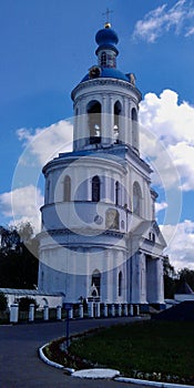 Ancient historical building of orthodox church cathedral in Vladimir Bogolyubovo on Nerli