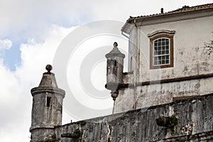 Ancient and historical fortification in colonial architecture, Ouro Preto, Brazil