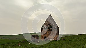 Ancient historical mausoleums complex of of the 16th century. District of Shemakhy city, Azerbaijan