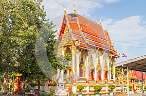 Ancient historical Wat Prachapithak Buddhist temple in Warin Chamrap, Ubon Ratchathani, Thailand