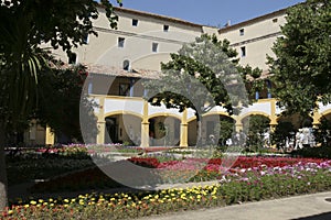 Ancient hopital called Van Gogh center in Arles France