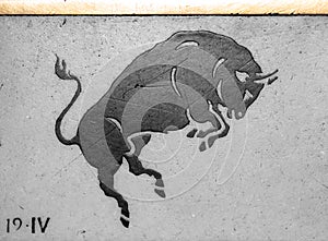 Ancient horoscope sign Taurus