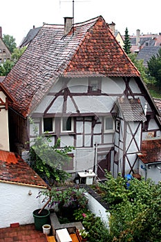 Ancient House in Rothenburg