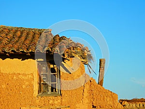 ancient house in a rural village