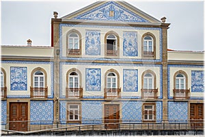 Ancient houses in Aveiro, Portugal