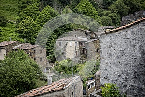 Ancient houses at Candal Schist Village