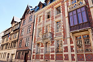 Ancient houses in Rouen