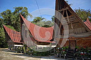 Ancient houses of Tribe Batak