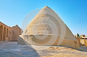 Ancient ice chamber in Kashan, Iran photo