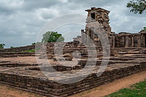 Ancient Idol of Budhha at Sanchi Stupa India