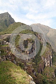 Ancient Inca dwellings, Peru