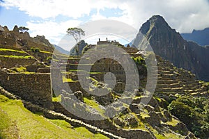 Ancient Inca ruins of Machupicchu