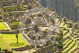 Ancient Inca ruins of Machupicchu