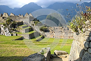 Ancient Inca ruins of Machupicchu