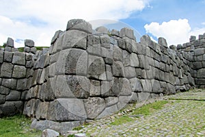 Ancient inca ruins photo