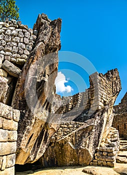 Ancient Incan city of Machu Picchu in Peru