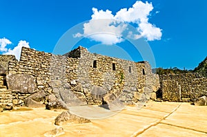 Ancient Incan city of Machu Picchu in Peru