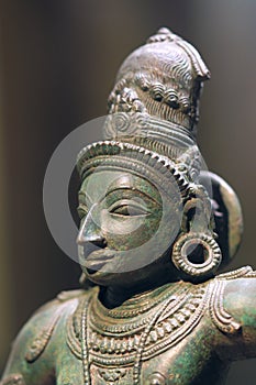 Ancient India bronze statue