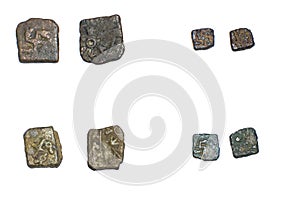 Ancient India Swastika Type  Ujjain Copper Coins