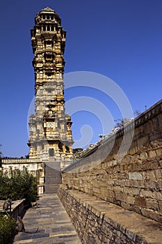 Ancient Indian architecture and monkeys