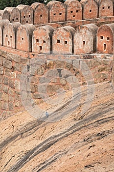 Ancient Indian fortress walls