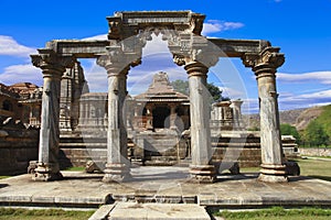 Ancient Indian Temple Sahastra Bahu Sas-Bahu  at Nagda,