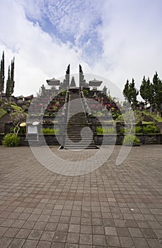 Ancient indonisia temple steps
