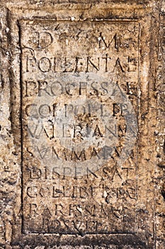 Ancient inscription