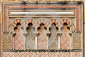 Ancient islamic building decoration