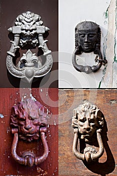 Ancient italian door knockers