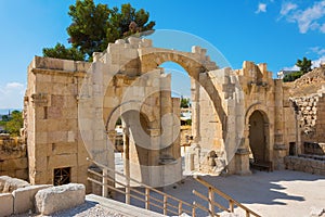 Ancient Jerash Jordan south gate